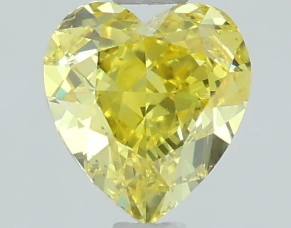 DovEggs 1.130ct Heart F.V.Yellow VS1-LAB GROWN DIAMOND-LSJ05D1