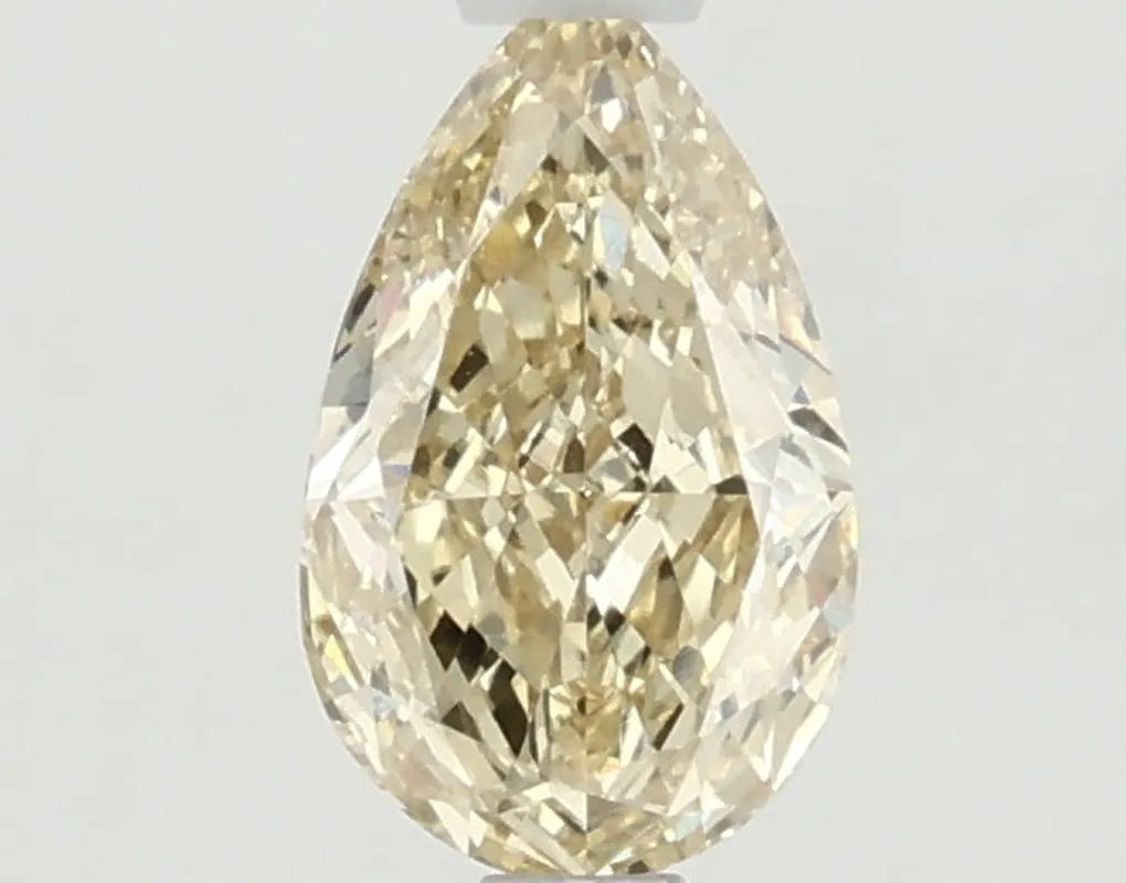DovEggs 1.010ct Pear F.V.Yellow VS1-LAB GROWN DIAMOND-LKJ12A127