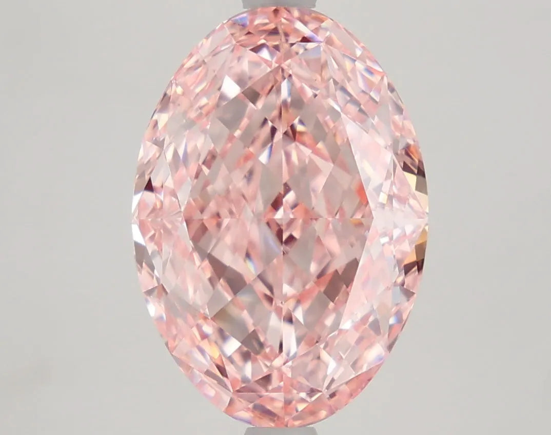 DovEggs 4.200ct Oval F.V.Pink VVS2-LAB GROWN DIAMOND-LFE86A15