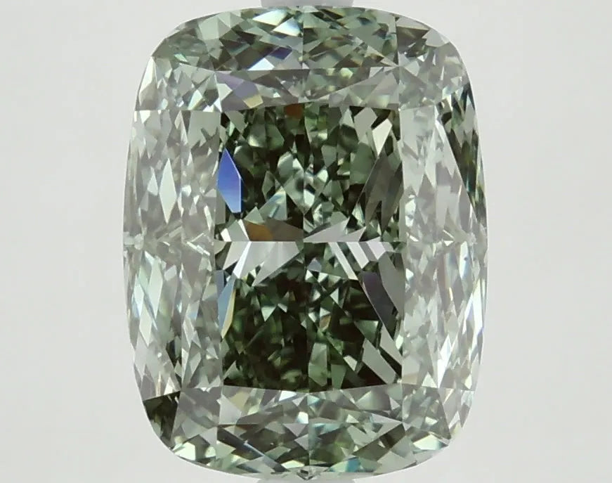 DovEggs 3.870ct Cushion F.V.Green VS2-LAB GROWN DIAMOND-LFE93A10