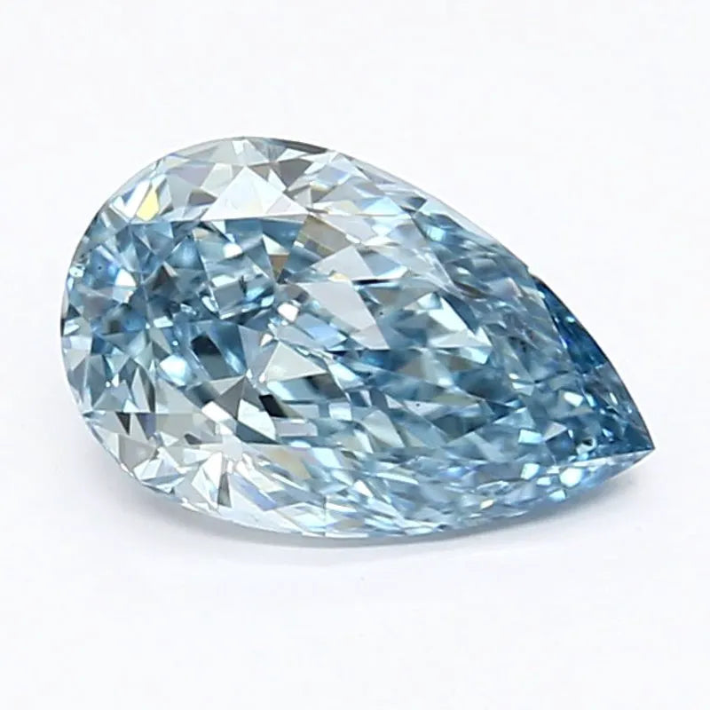 DovEggs 1.110ct Pear F.V.Blue VS2-LAB GROWN DIAMOND-LHQ25W9