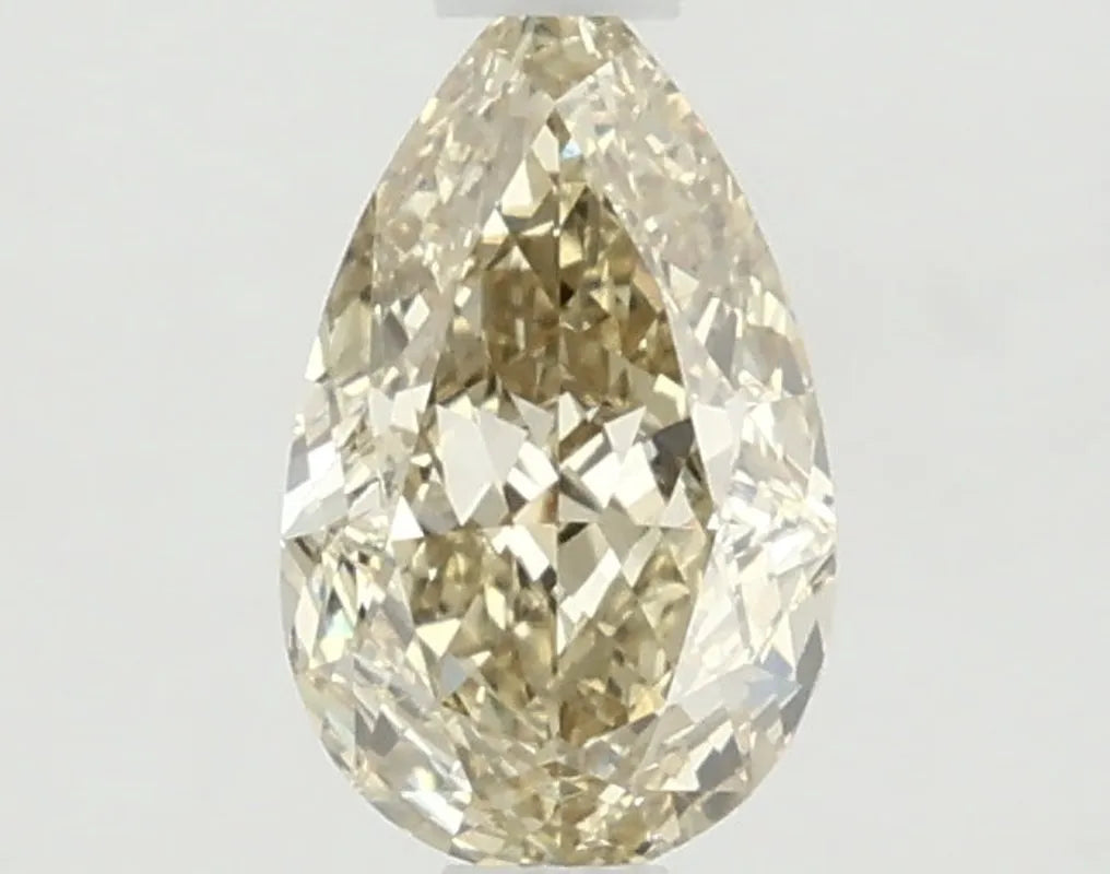 DovEggs 1.030ct Pear F.V.Yellow VVS2-LAB GROWN DIAMOND-LKF06A75