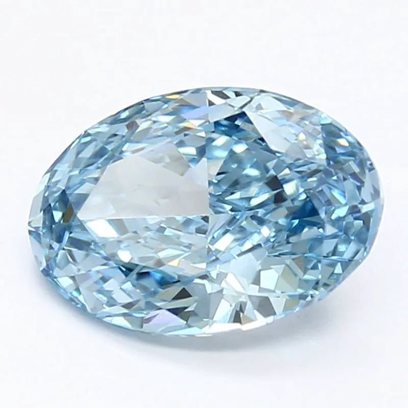 DovEggs 1.960ct Oval F.V.Blue VS1-LAB GROWN DIAMOND-LET112J2