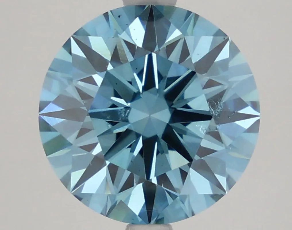 DovEggs 3.320ct Round F.V.Blue VS2-LAB GROWN DIAMOND-LHC31L1