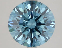 DovEggs 3.320ct Round F.V.Blue VS2-LAB GROWN DIAMOND-LHC31L1