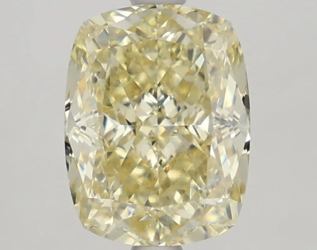 DovEggs 2.510ct Cushion F.Yellow VS1-LAB GROWN DIAMOND-LKJ06A51