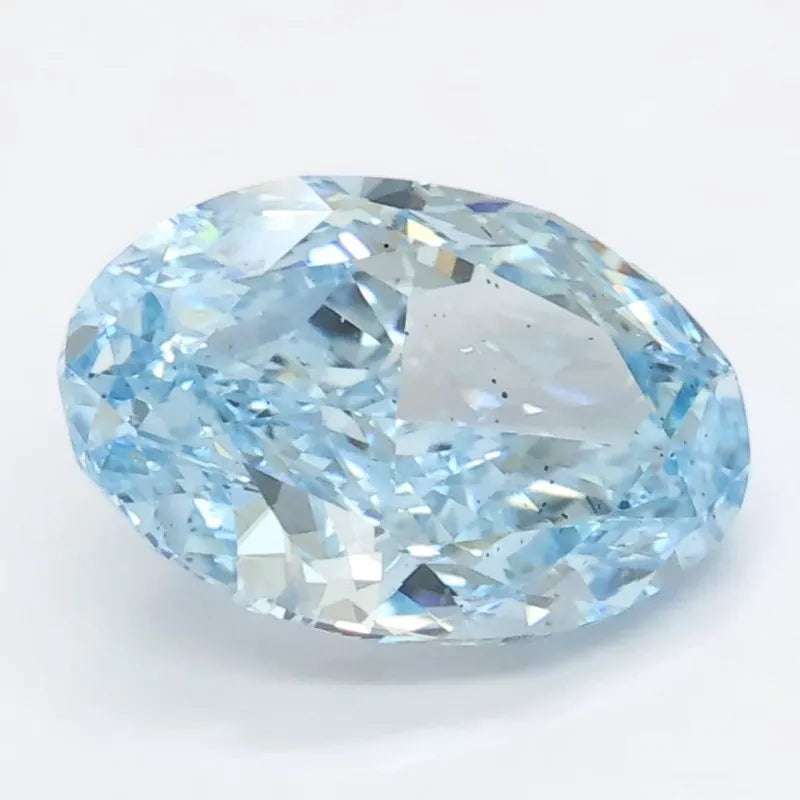 DovEggs 1.860ct Oval Blue SI2-LAB GROWN DIAMOND-LGS411185
