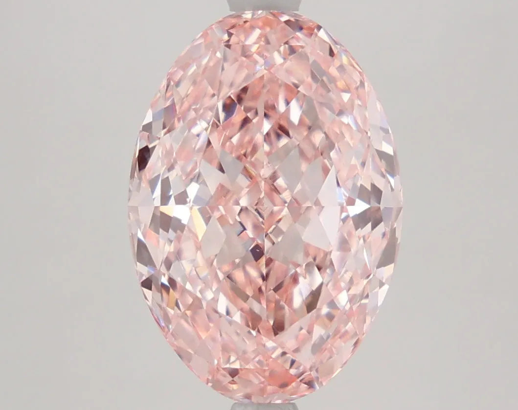 DovEggs 4.260ct Oval F.V.Pink VVS2-LAB GROWN DIAMOND-LFE46A11
