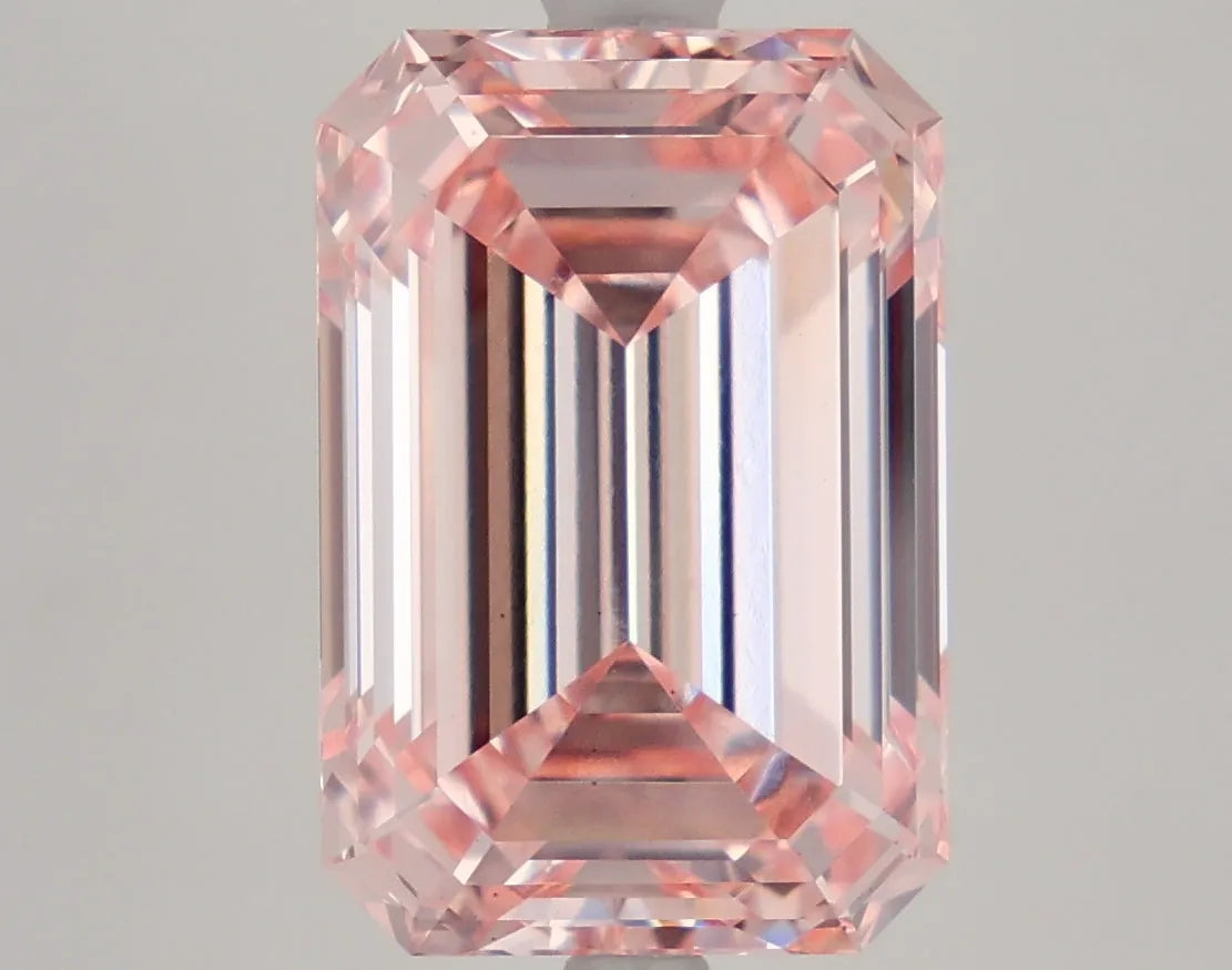 DovEggs 6.870ct Emerald F.I.Pink VS2-LAB GROWN DIAMOND-LKQ02A7