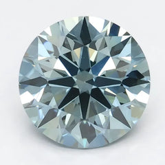 DovEggs 2.160ct Round Blue VS1-LAB GROWN DIAMOND-LGS410526