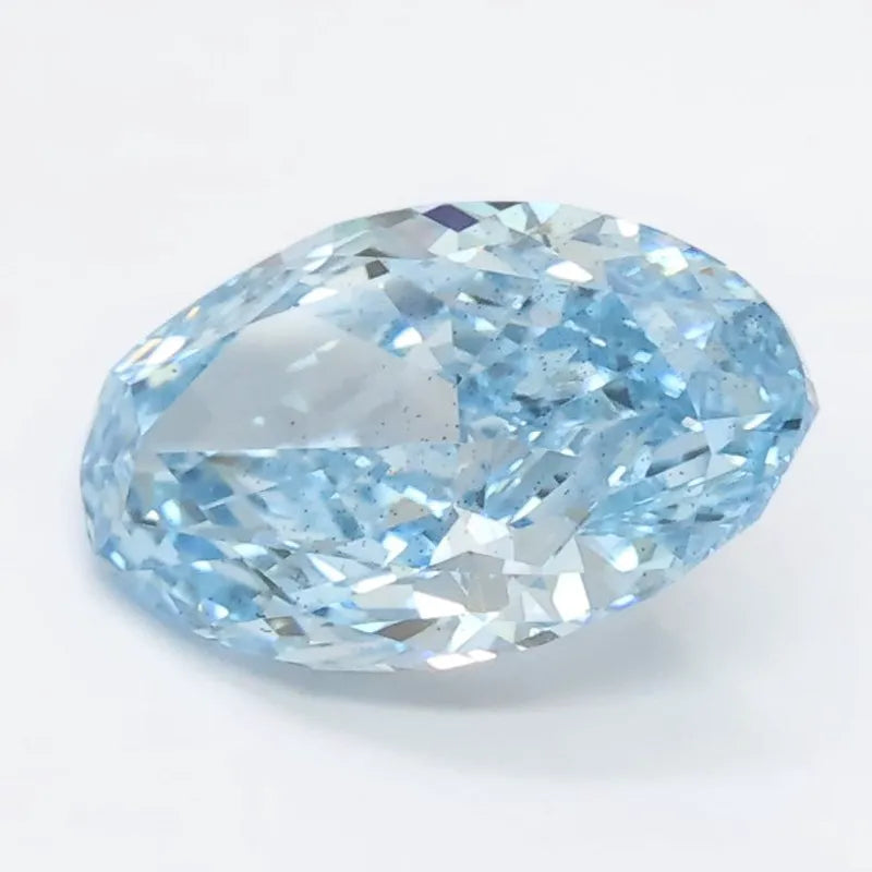 DovEggs 1.560ct Oval Blue SI2-LAB GROWN DIAMOND-LGS411189