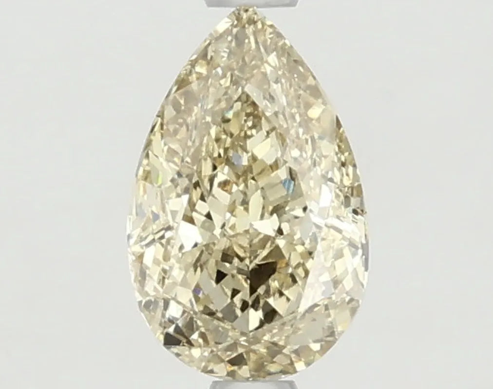 DovEggs 1.120ct Pear F.Yellow VS1-LAB GROWN DIAMOND-LKJ11A141