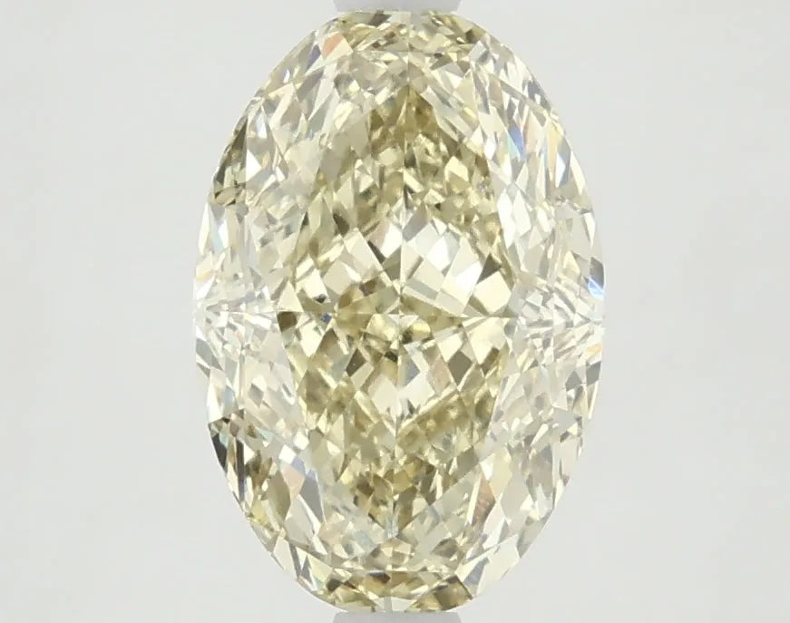 DovEggs 3.030ct Oval F.I.Yellow VS1-LAB GROWN DIAMOND-LKJ12A119