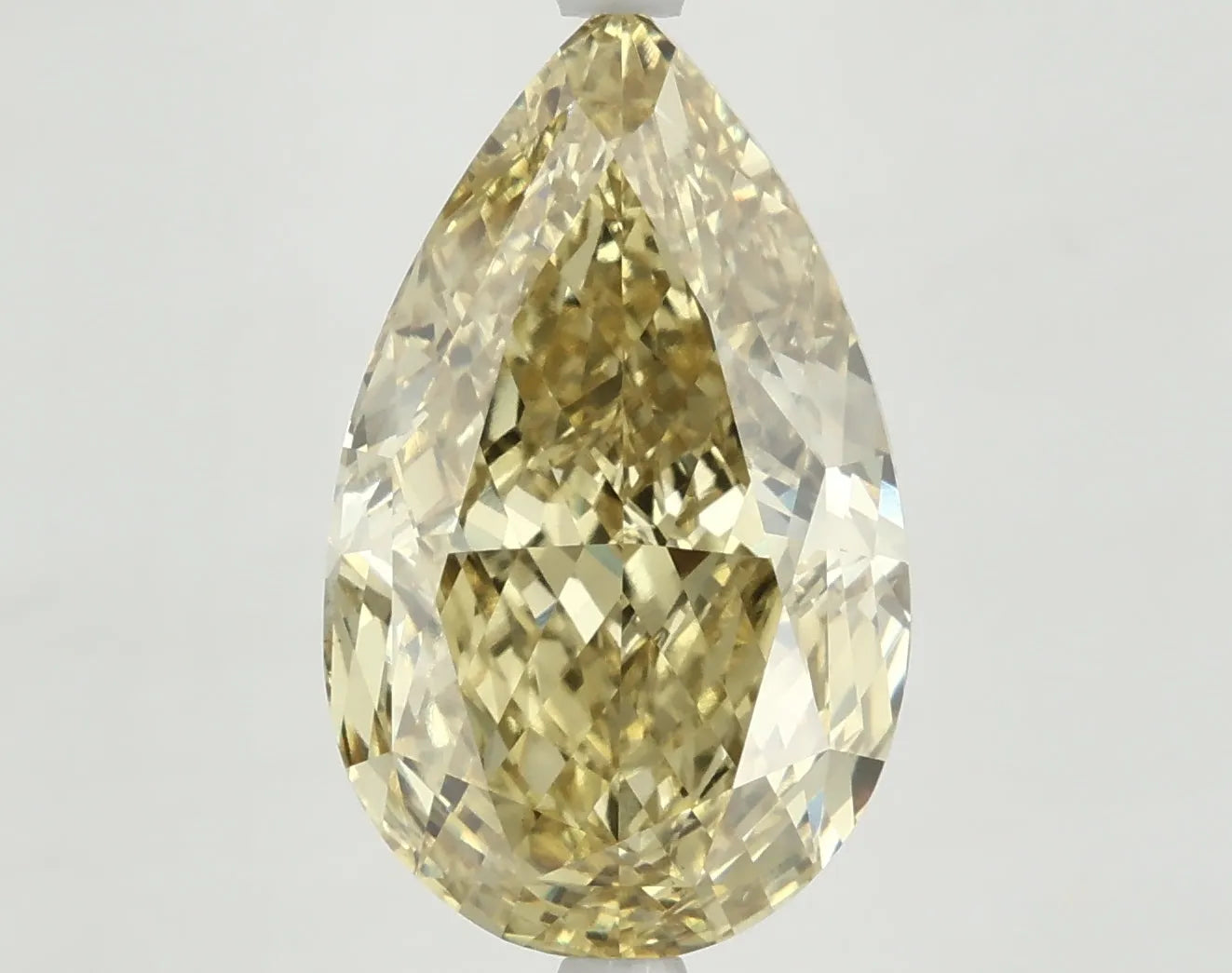 DovEggs 7.460ct Pear F.V.Yellow VS1-LAB GROWN DIAMOND-LKJ07A1
