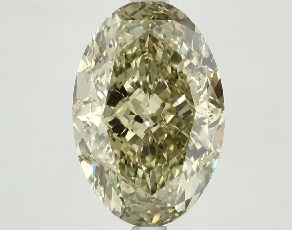 DovEggs 5.080ct Oval F.V.Yellow VS2-LAB GROWN DIAMOND-LKF07A2