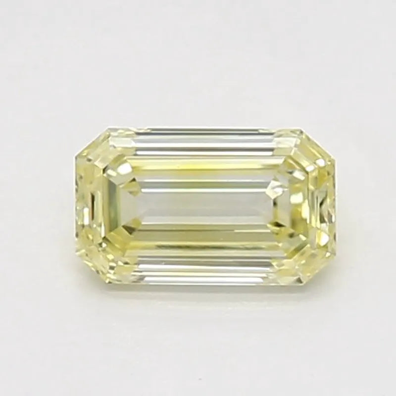 DovEggs 0.290ct Emerald F.V.Yellow VVS2-LAB GROWN DIAMOND-LSJ04C11
