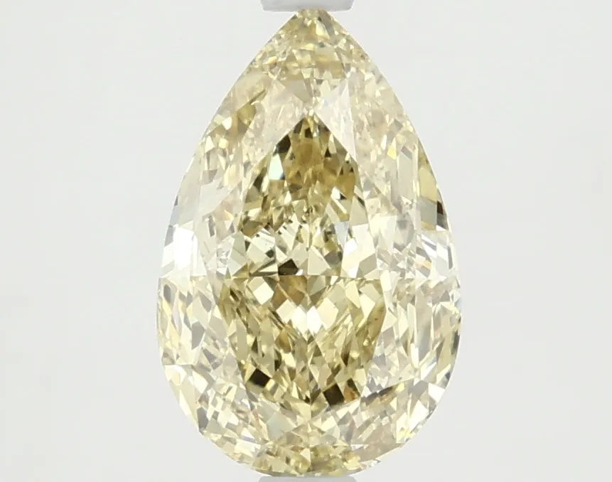 DovEggs 2.340ct Pear F.I.Yellow VS1-LAB GROWN DIAMOND-LKF06A91