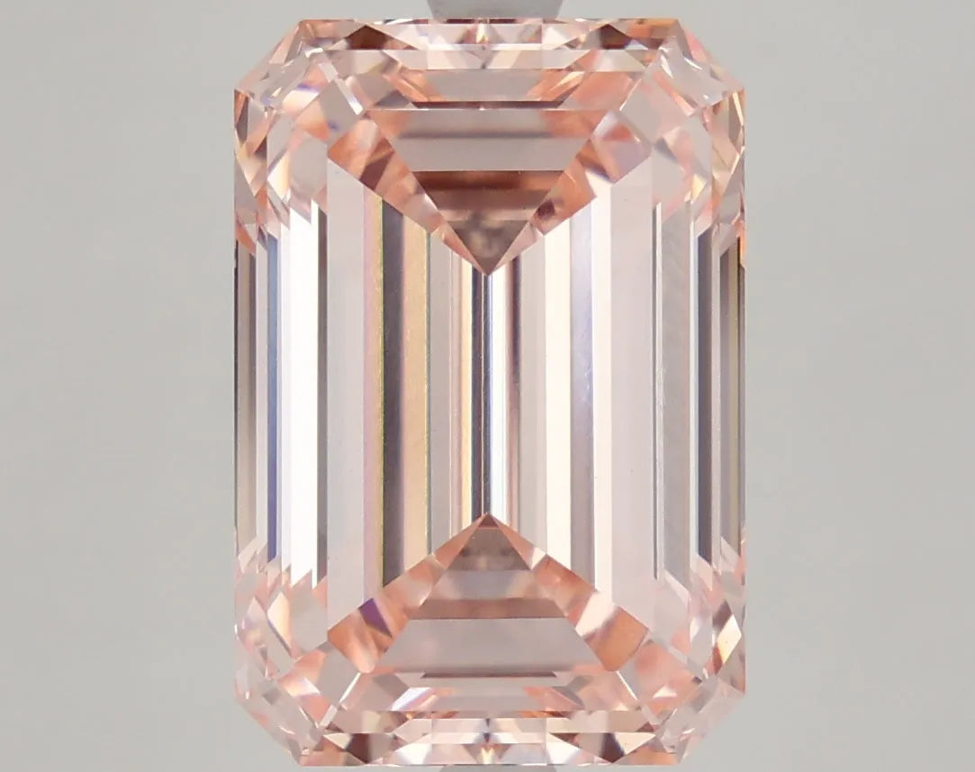 DovEggs 7.170ct Emerald F.I.Pink VS1-LAB GROWN DIAMOND-LKQ01A9