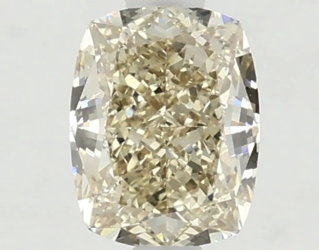 DovEggs 1.090ct Cushion F.V.Yellow VS1-LAB GROWN DIAMOND-LKJ11A49