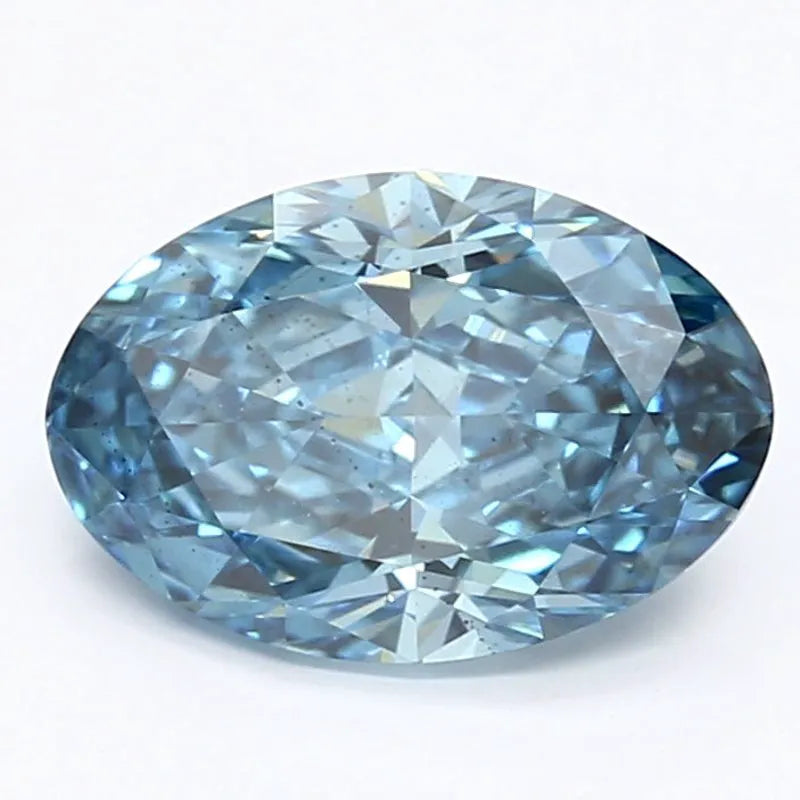 DovEggs 1.930ct Oval F.V.Blue SI1-LAB GROWN DIAMOND-LET25A9