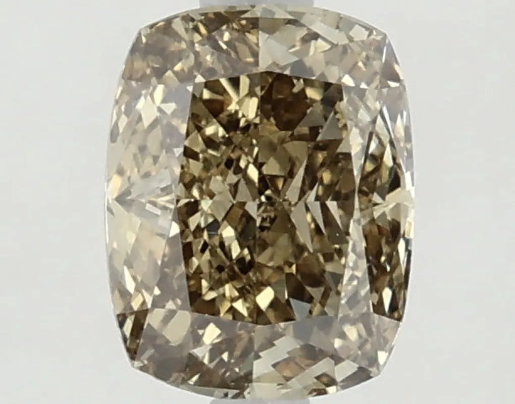 DovEggs 1.560ct Cushion F.V.Yellow VS1-LAB GROWN DIAMOND-LKJ11A156