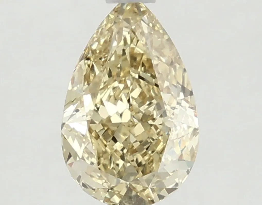 DovEggs 1.390ct Pear F.V.Yellow VVS2-LAB GROWN DIAMOND-LKF05A70