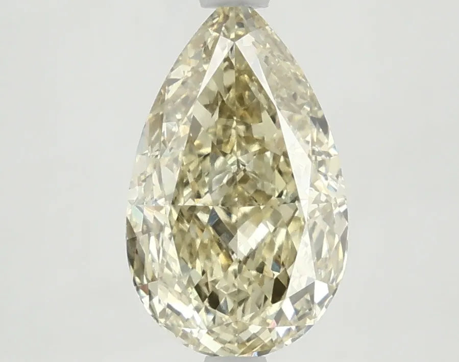 DovEggs 2.620ct Pear F.V.Yellow VS1-LAB GROWN DIAMOND-LKJ10A57