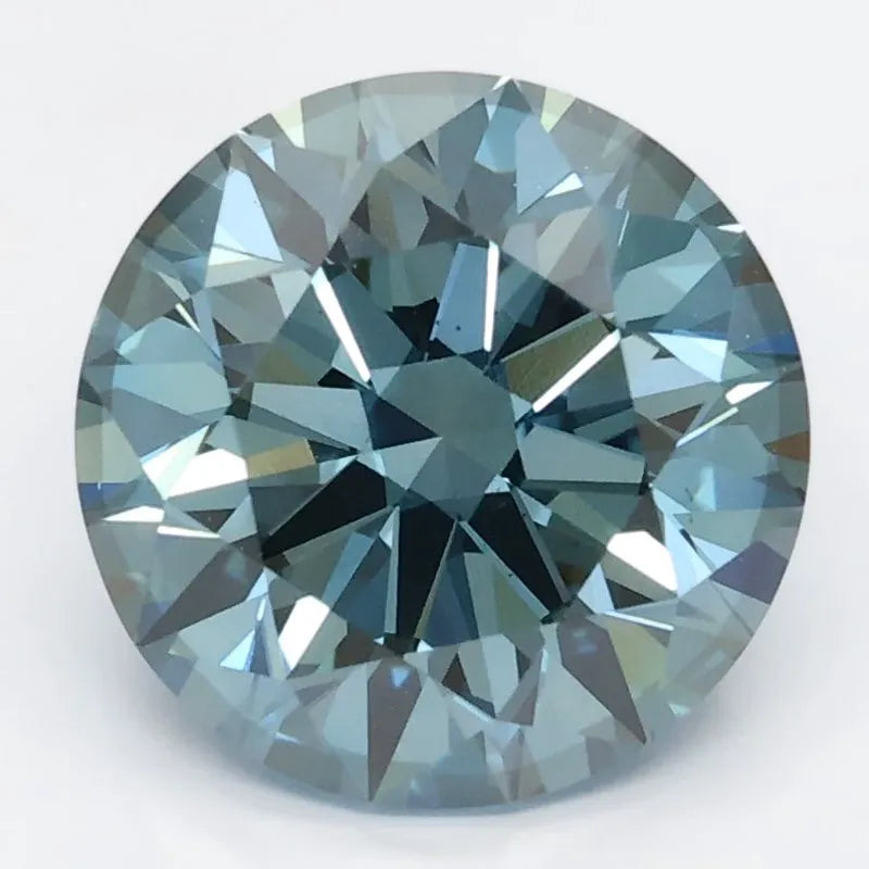 DovEggs 3.110ct Round Blue VS1-LAB GROWN DIAMOND-LGS410533