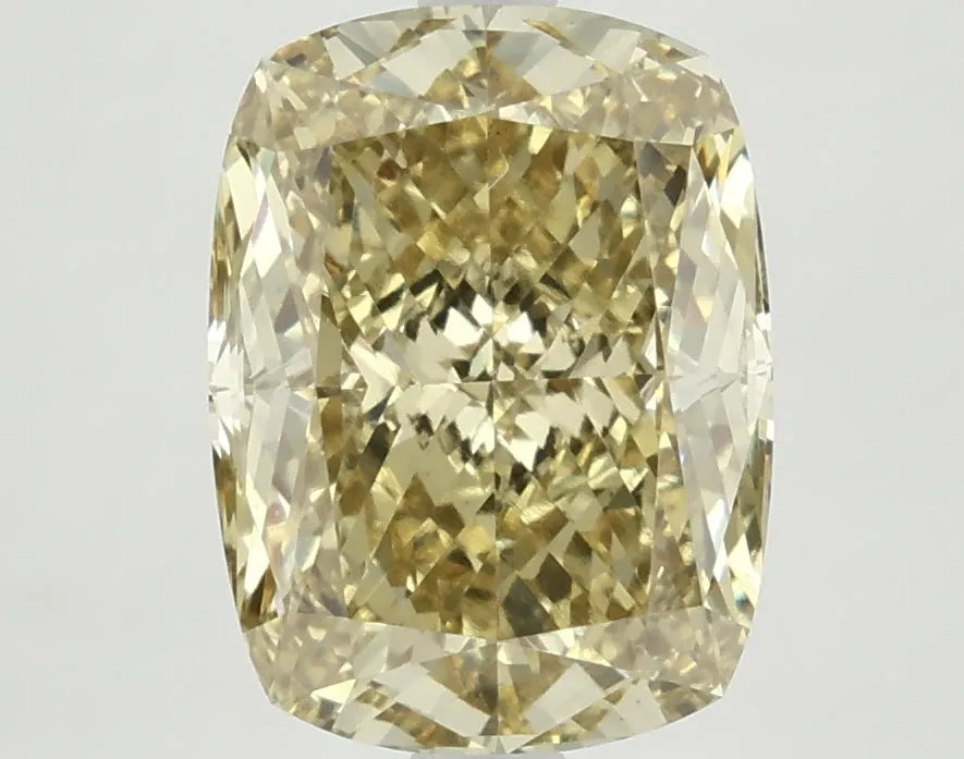 DovEggs 4.820ct Cushion F.V.Yellow VS1-LAB GROWN DIAMOND-LKJ05A11