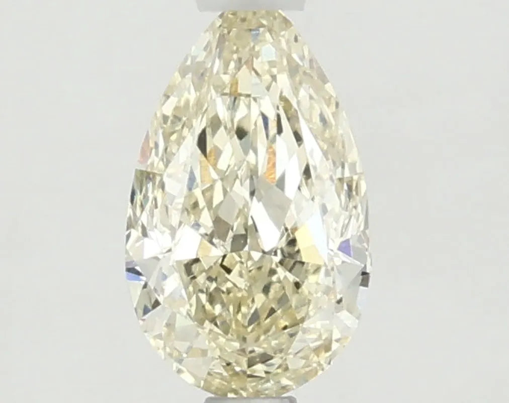 DovEggs 1.120ct Pear F.V.Yellow VVS2-LAB GROWN DIAMOND-LKJ13A138