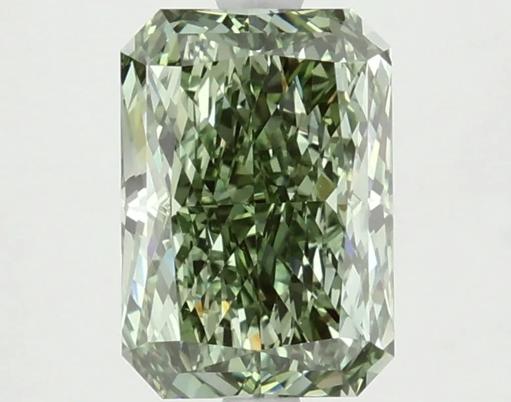 DovEggs 2.410ct Radiant F.V.Green VVS2-LAB GROWN DIAMOND-LFE100A134