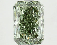 DovEggs 2.410ct Radiant F.V.Green VVS2-LAB GROWN DIAMOND-LFE100A134