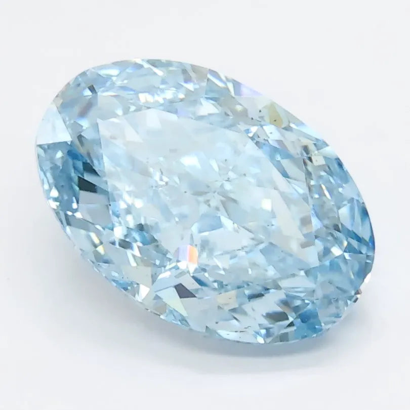 DovEggs 2.240ct Oval Blue SI2-LAB GROWN DIAMOND-LGS411183