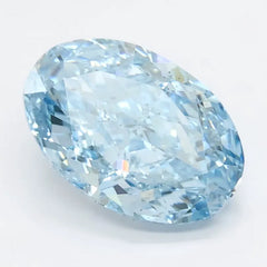 DovEggs 2.240ct Oval Blue SI2-LAB GROWN DIAMOND-LGS411183