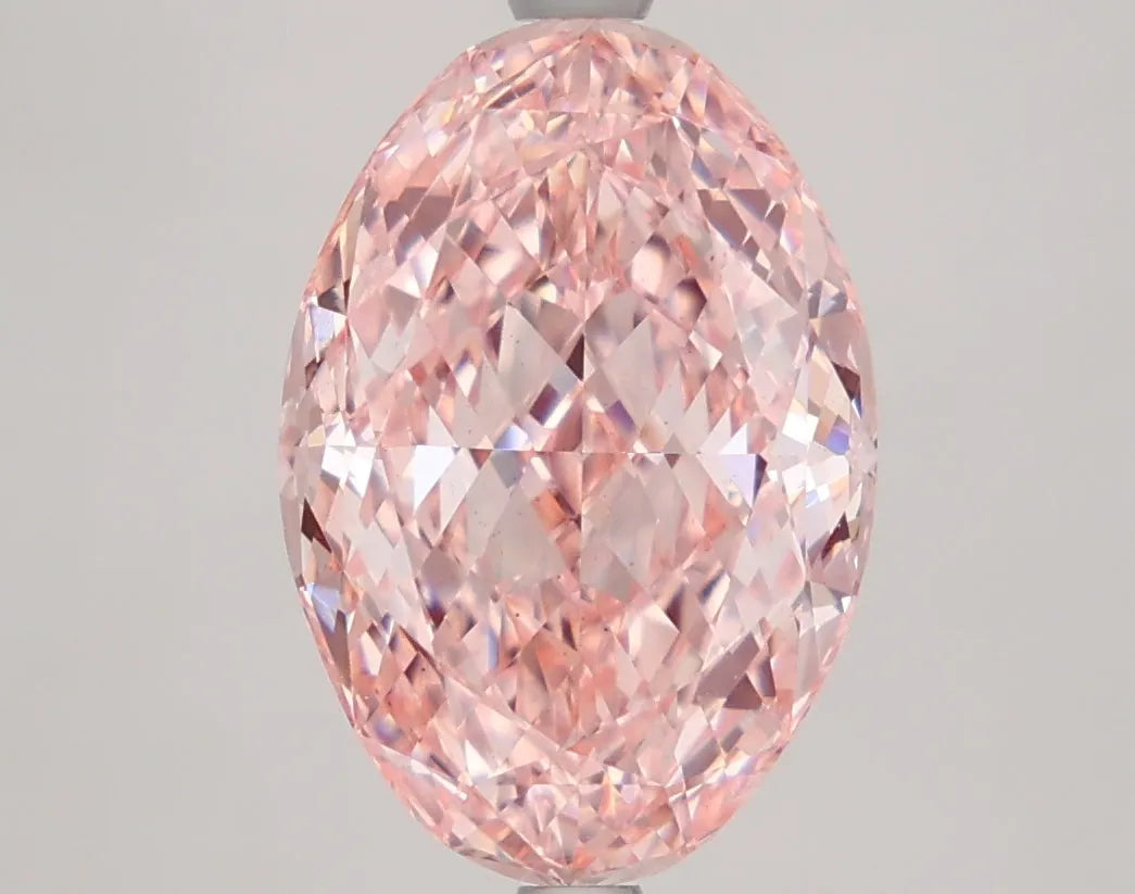 DovEggs 4.140ct Oval F.V.Pink VS2-LAB GROWN DIAMOND-LAF01A3