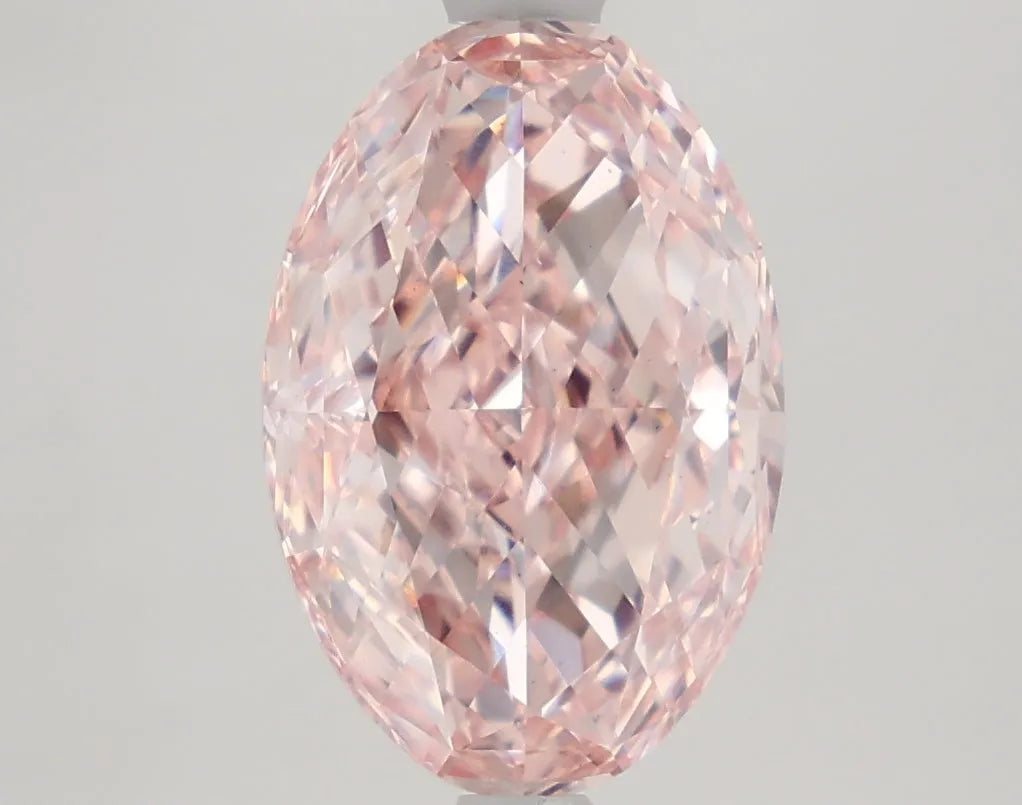 DovEggs 3.240ct Oval F.V.Pink VS1-LAB GROWN DIAMOND-LFD24A15