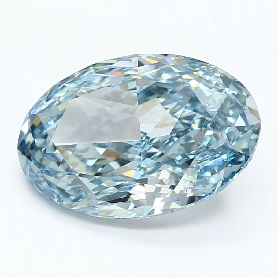 DovEggs 5.430ct Oval F.V.Blue VS1-LAB GROWN DIAMOND-LHG30KT1