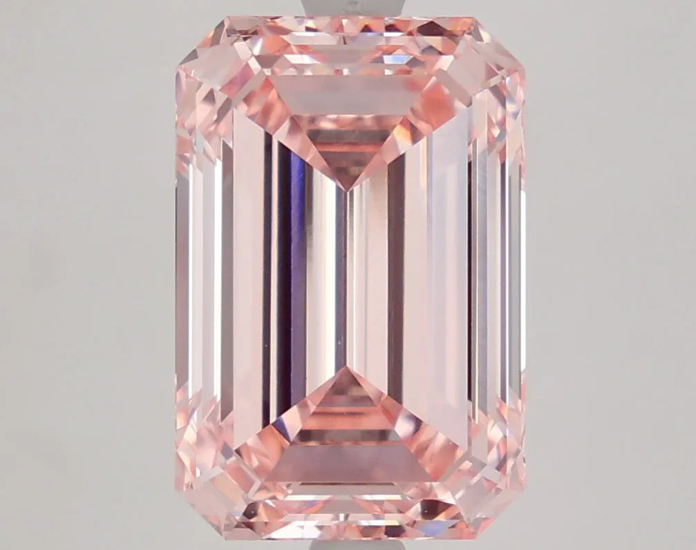 DovEggs 5.030ct Emerald F.I.Pink VS1-LAB GROWN DIAMOND-LFE70A1