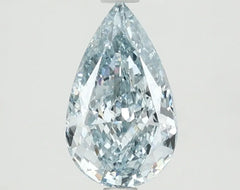 DovEggs 1.630ct Pear F.V.Gree.Blue VS2-LAB GROWN DIAMOND-LHQ63A45