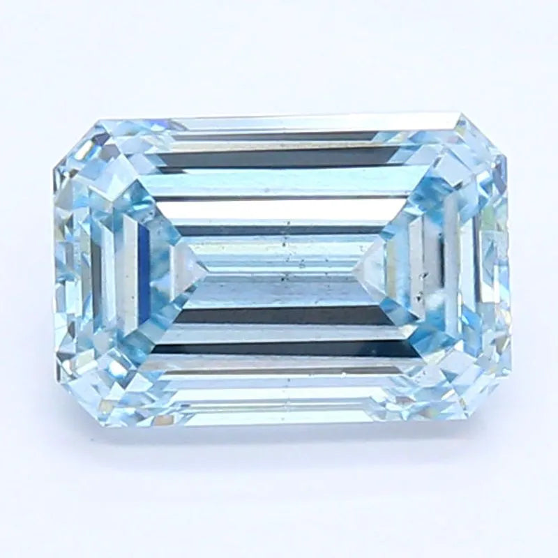 DovEggs 1.000ct Emerald F.V.Blue SI1-LAB GROWN DIAMOND-LLA173A180