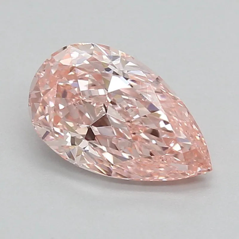 DovEggs 0.940ct Pear F.V.Pink VVS2-LAB GROWN DIAMOND-LEG09A160