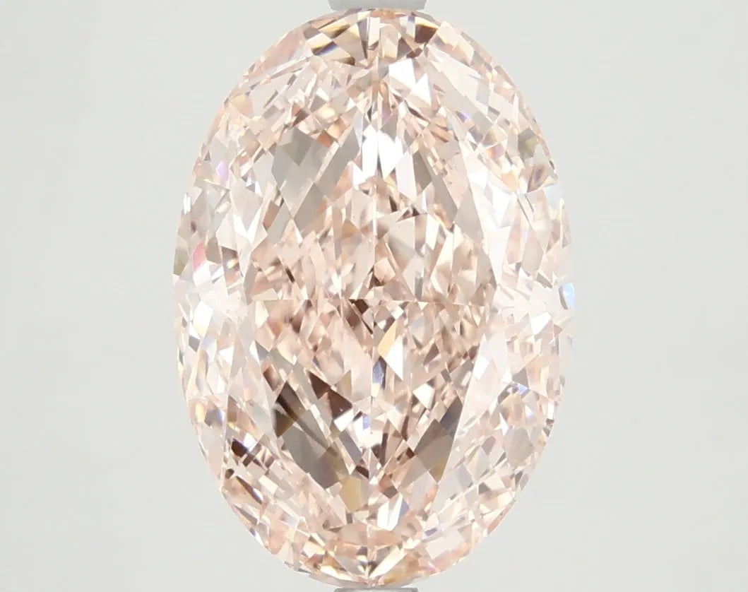 DovEggs 4.430ct Oval F.I.Pink VS1-LAB GROWN DIAMOND-LHD46A2