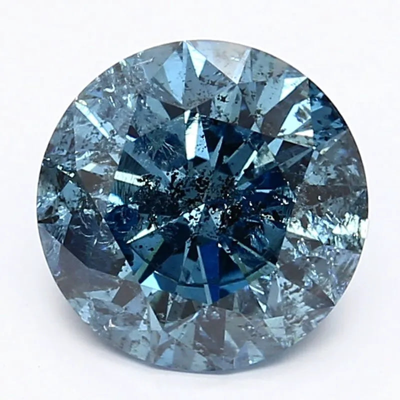 DovEggs 2.460ct Round F.V.Blue I1-LAB GROWN DIAMOND-LGS301828