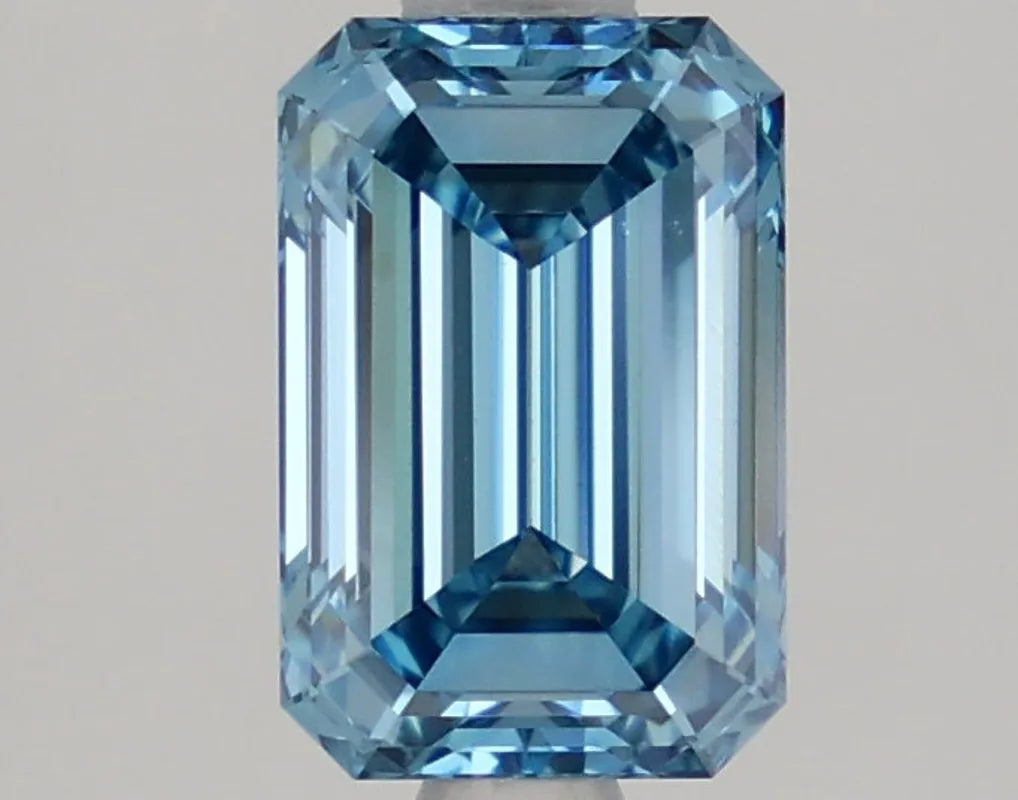 DovEggs 1.530ct Emerald F.V.Blue VS1-LAB GROWN DIAMOND-LLA173A143