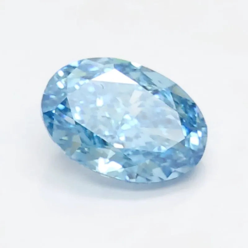 DovEggs 0.800ct Oval F.V.Blue VS2-LAB GROWN DIAMOND-LRI97Z201
