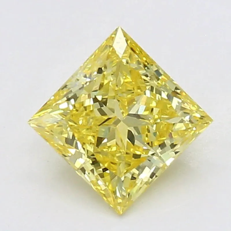 DovEggs 0.600ct Princess F.V.Yellow VS1-LAB GROWN DIAMOND-LSJ03E3
