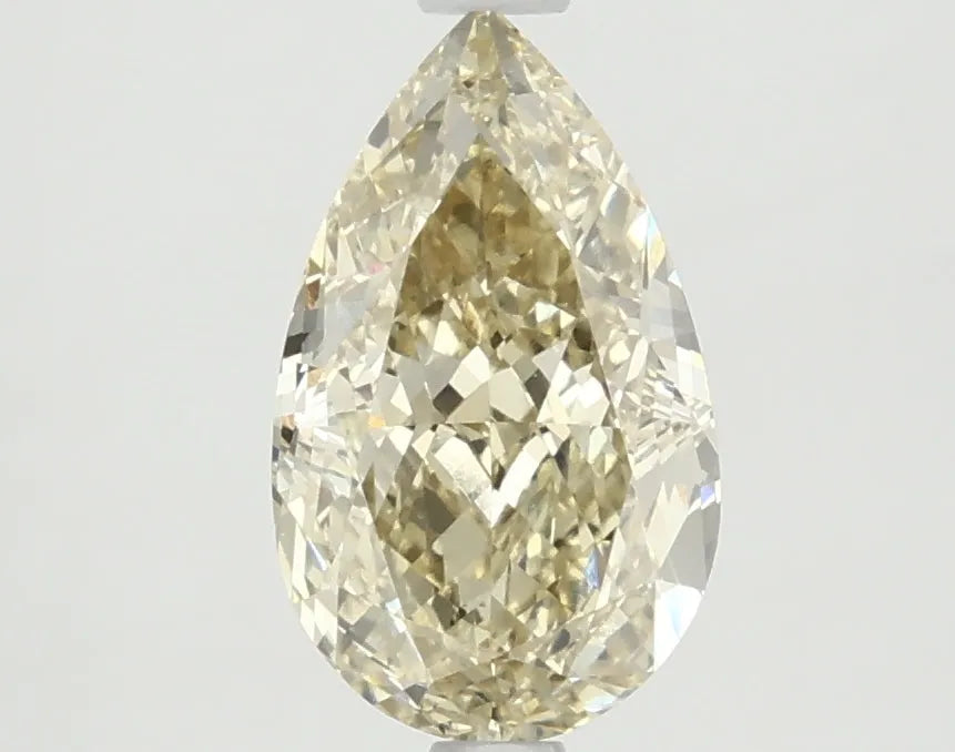 DovEggs 2.140ct Pear F.Yellow VVS2-LAB GROWN DIAMOND-LKJ11A46
