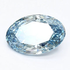 DovEggs 2.700ct Oval F.V.Blue VS1-LAB GROWN DIAMOND-LET98B1
