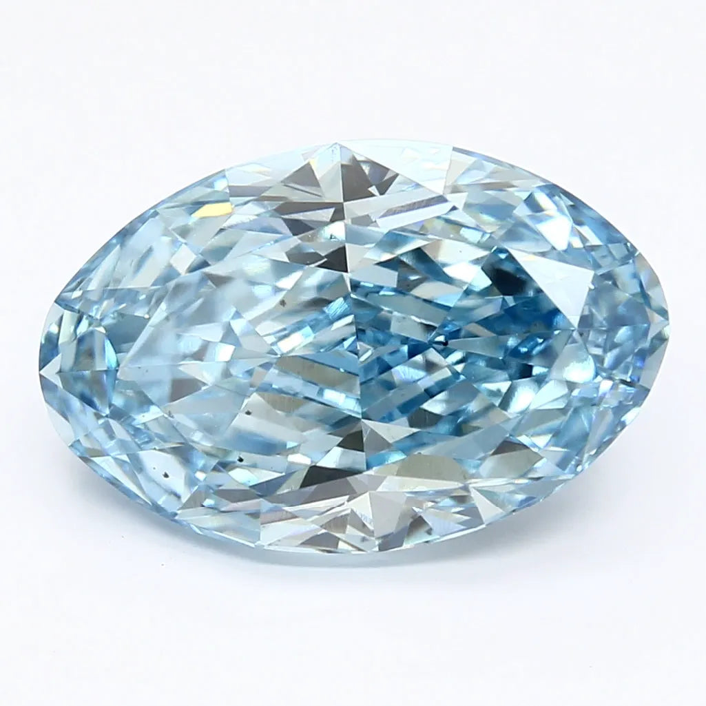 DovEggs 5.380ct Oval F.V.Blue VS2-LAB GROWN DIAMOND-LHG30BW1