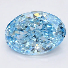 DovEggs 0.900ct Oval F.V.Blue VS2-LAB GROWN DIAMOND-LHC07A107